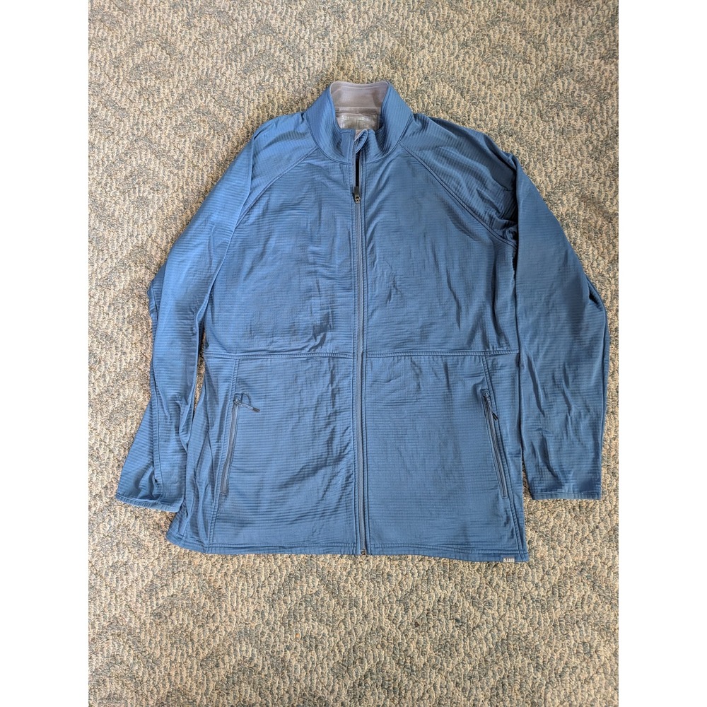 5.11 Tactical Mens Blue Grid Fleece Full Zip Jacket Size XL